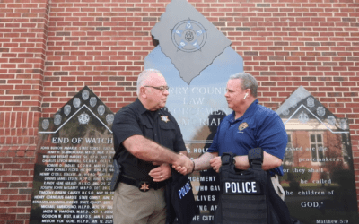 InVest USA Nonprofit organization Donates 5 Active Shooter Vests to the Horry County (Myrtle Beach) Sheriff’s Office with Michael Letts